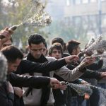 فیلم مراسم زنجیر زنی فاطمیه هیات علی اکبر چغاک